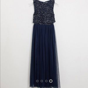 ASOS Navy sequin dress